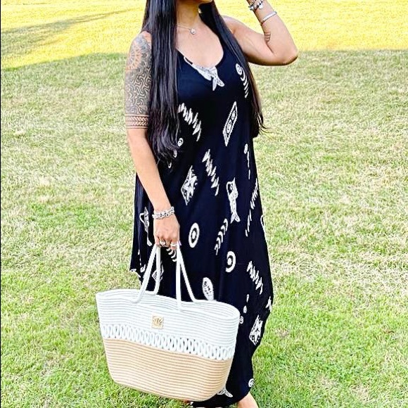 CAYMAN ISLAND Roped Woven Tote - Long Strap - Picture 9 of 10